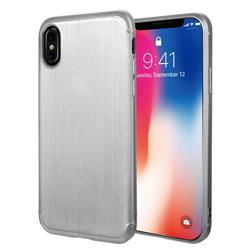 Picture of Apple CSIPX-SAT-SL iPhone X Soft TPU Case with Satin Finish Surface, Silver