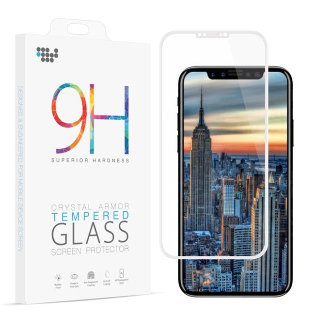 Picture of Apple TSPIPX-3DF-WT iPhone X 3D Full Coverage Tempered Glass Screen Protector Arcing&#44; White