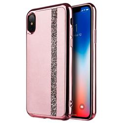 Apple CSIPX-DBC-RG iPhone X Diamond Belt Collection Rose Gold Leather Finish TPU Case Cover with Electroplated Frame -  Apple Inc