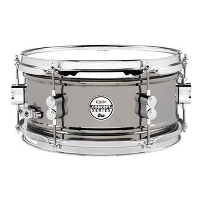 PDSN0612BNCR Snare 6 x 12 Thin Steel - Black Nickel