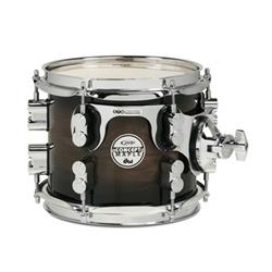PDCMX0708STWC Concept Exotic, Wallnut-Charcoal Burst, Chrome Hardware Kit Drums, 7 x 8