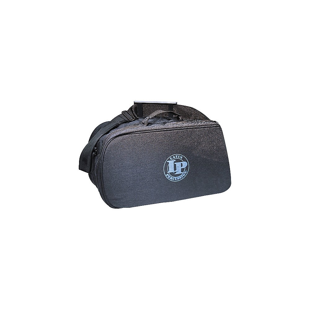 Latin Percussion LP532-BK Large Black Bongo Bag with Pouch
