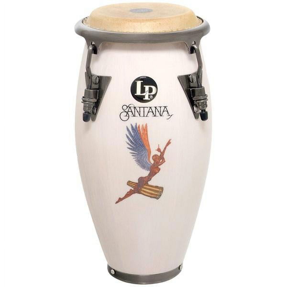 Latin Percussion LPM197-SNW Santana Abraxas Mini Conga, White