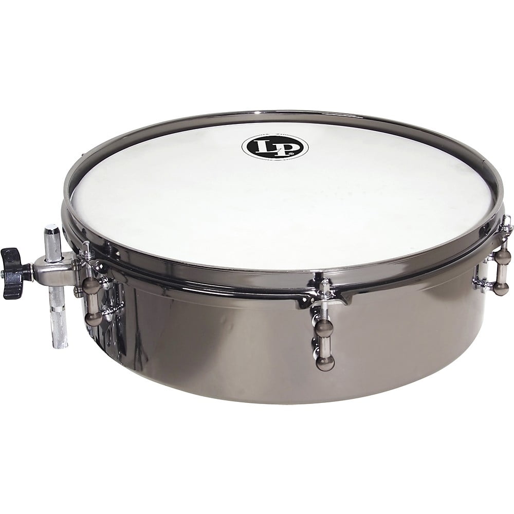 Latin Percussion LP812-BN 4 x 12 in. Timbale, Black Nickel