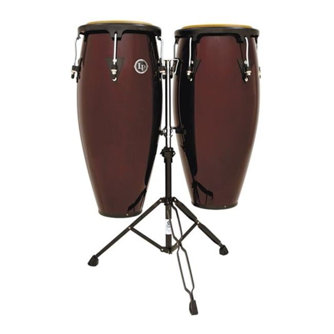 Latin Percussion LPA646-DW Aspire 10.86 Conga Set, Drk Wood Double Standard -  Drum Workshop Inc