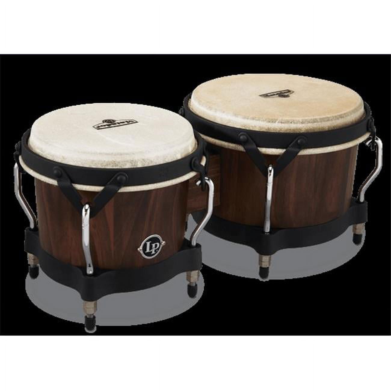 Latin Percussion M201-WB Matador Whiskey Barrel Bongo, Black