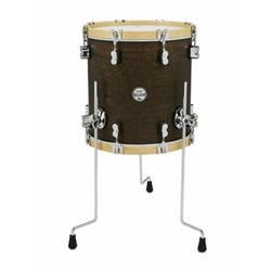 PDCC1414FTWN 14 x 14 in. Classic Floor Tom with Wood Hoops, Walnut & Natural