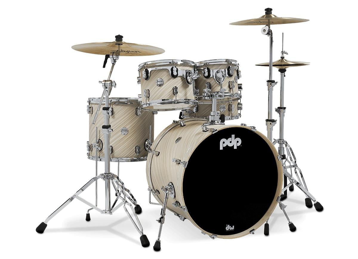 PDCM2215TI Concept Maple Shell Pack, Twisted Ivory - 5 Piece