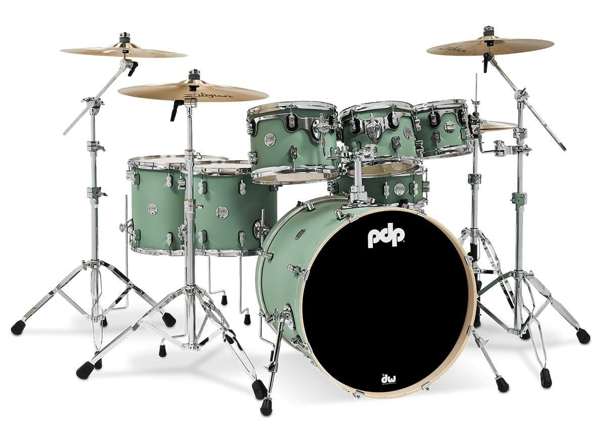 Concept Maple Shell Pack, Satin Seafoam - 7 Piece