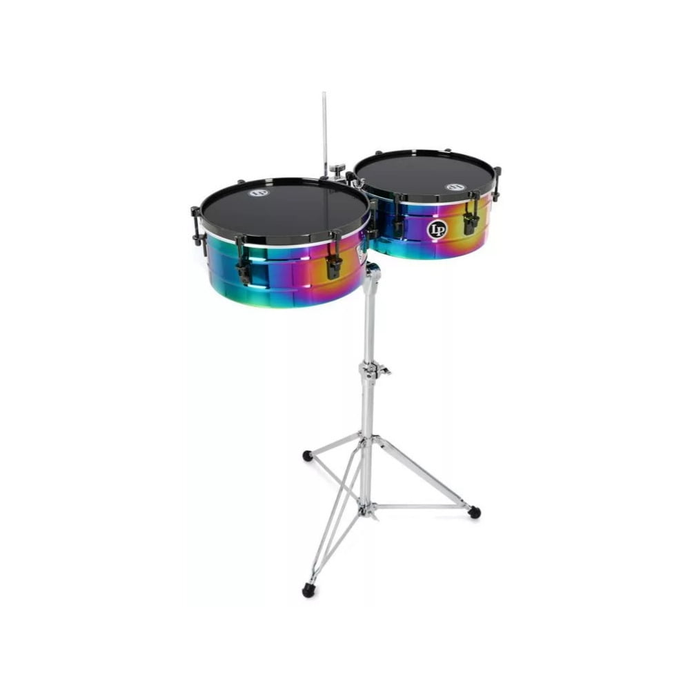 0.93 in. Tony Succar Timbale Rainbow, Black Nickle & Chrome