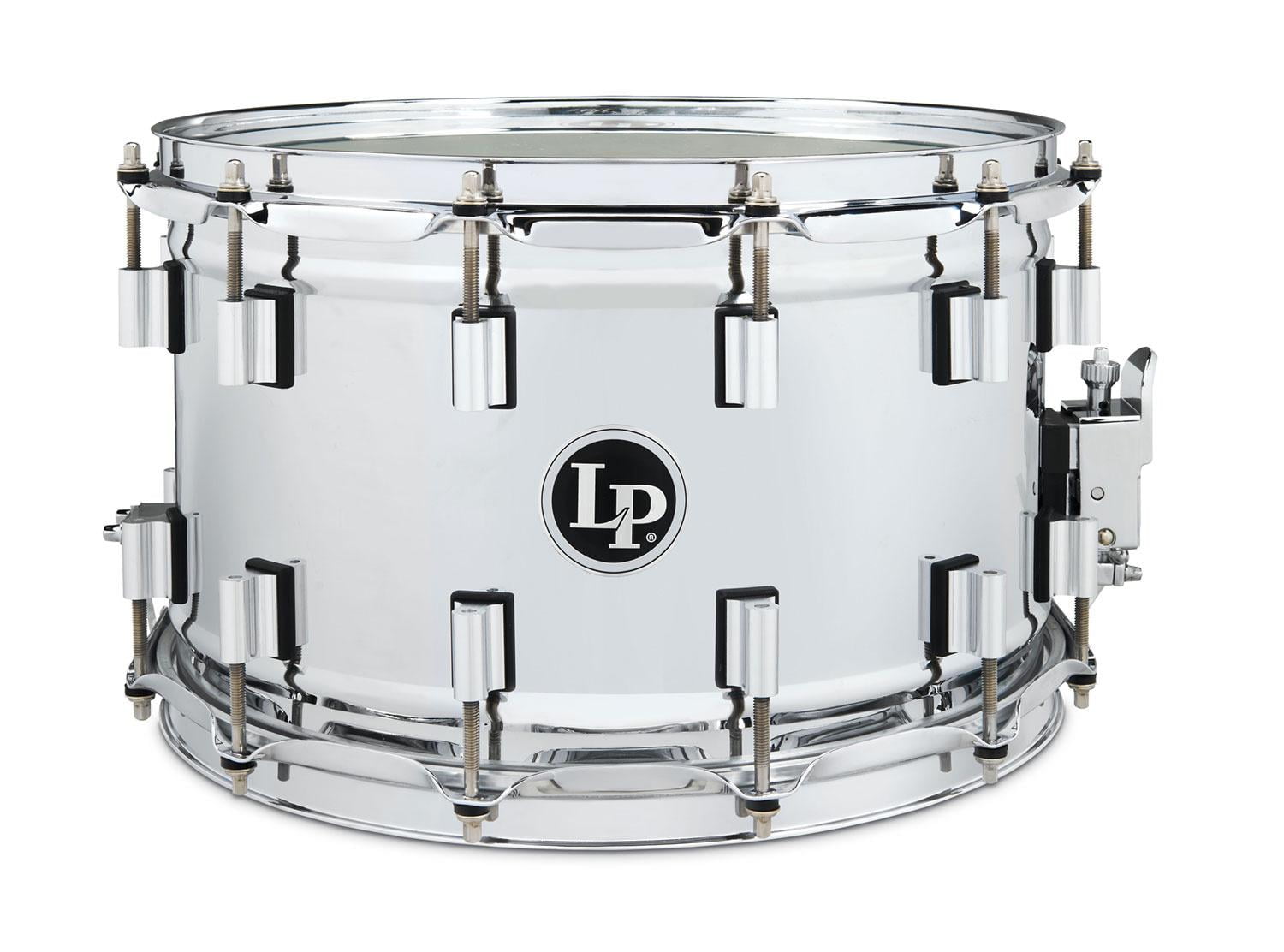 Latin Percussion LP8514BS-SS 8.5 x 14 in. 24-Lug Banda Snare Drum, Stainless Steel & Chrome