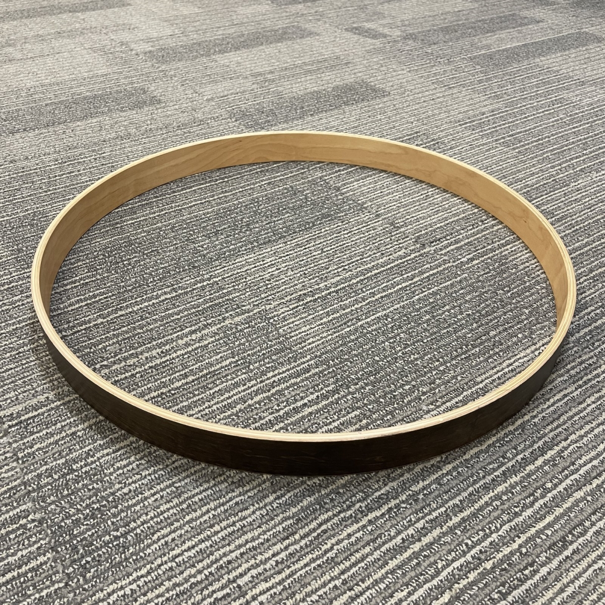 Classic Wood Hoop - Walnut - 2 x 26 in. - Durable 10-Ply Maple