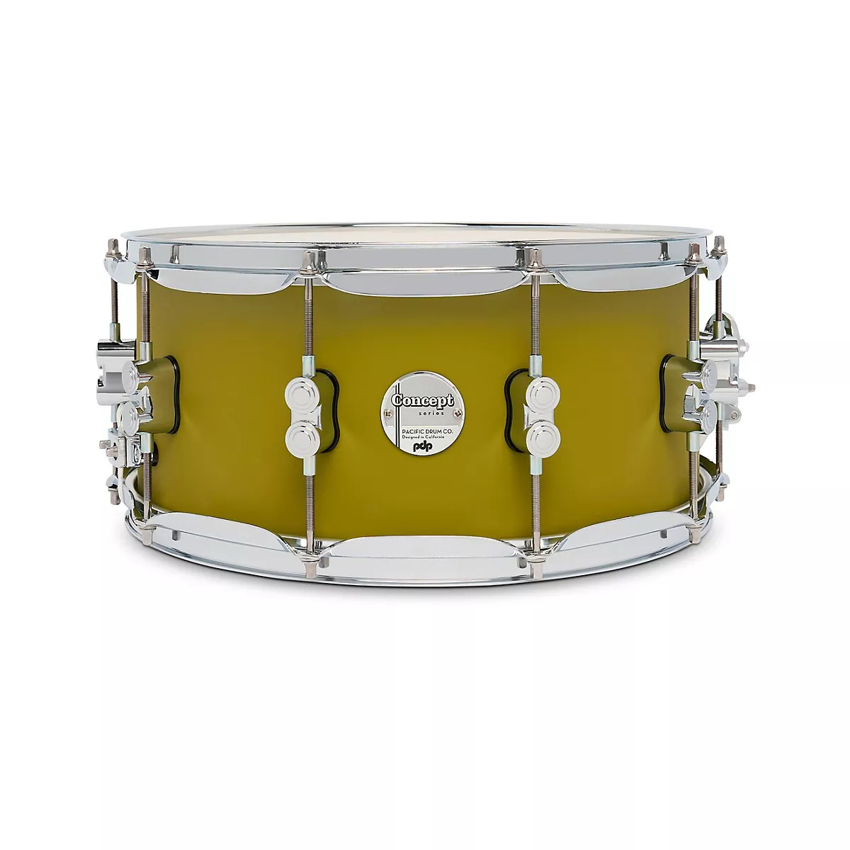 PDCM6514SSSO 6.5 x 14 in. Concept Maple Snare Drum with Chrome Hardware - Satin Olive