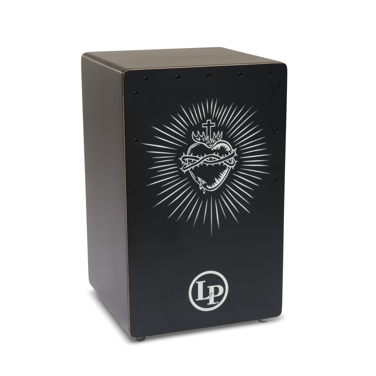 1464-TH Thorny Heart Cajon - Black