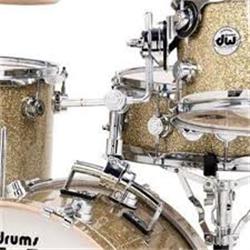 Drum Workshop DWCP7771GD Retro-Style Bass Drum Mount, Gold