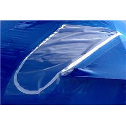 36 x 72 in. Shrink Zipper Access Door, Blue
