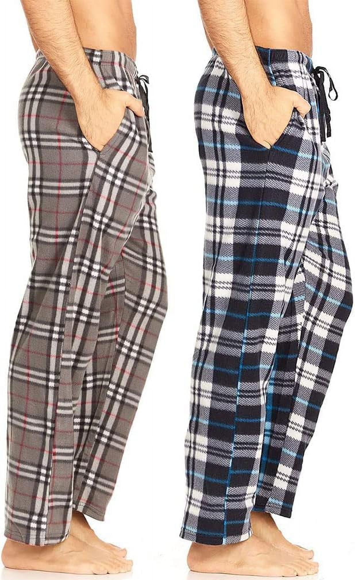 Picture of Daresay PJM-FLC-HM876-06-19-17-XL Multipack of Mens Microfleece Pajama Pants & Lounge Wear with Pockets&#44; Assorted Color - Extra Large - Pack of 3