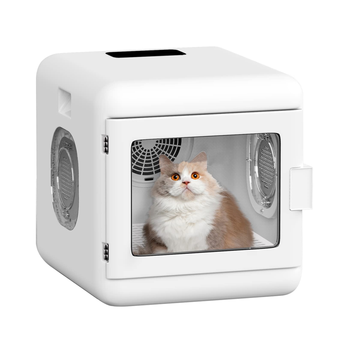 Picture of Direct Wicker DJ-W1134106229 Ultra-Quiet Small Cat Dog Pet Hair Dryer Box&#44; Temperature Control&360 Wind&#44; 60L