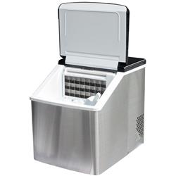 Picture of Direct Wicker UBS-W129552177 Countertop Portable Ice Makers&#44; Make 180g Ice in 15mins&#44; Make 24 Pieces of Ice at a Time&#44; Silver