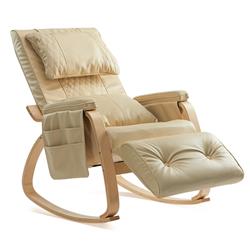 Picture of Direct Wicker UBS-W31143156 Comfortable Relax Rocking Chair Cream White