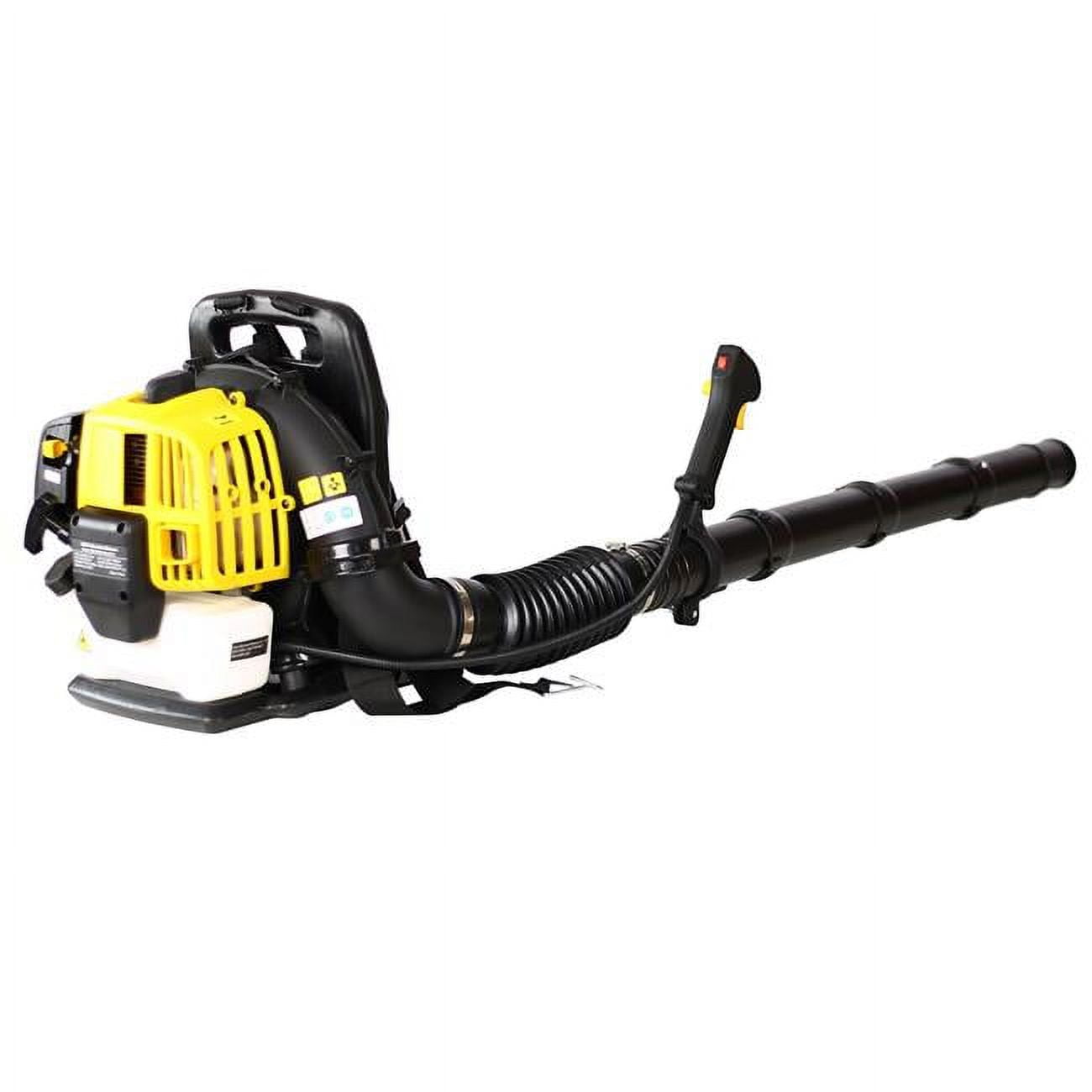 Picture of Direct Wicker UBS-W46537643 52cc 2-Cycle Engine Backpack Blower&#44; Gas Leaf Blower with Extention Tube for Blowing Leaves and Dust (Yellow)