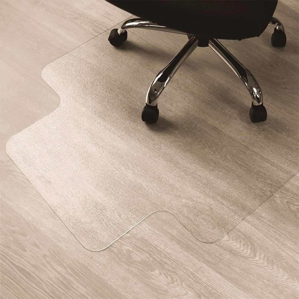 Chair Mat for Hard Wood Floors (36 x 48), Flat and Easy Clean Floor Protect Mat for Home Office
