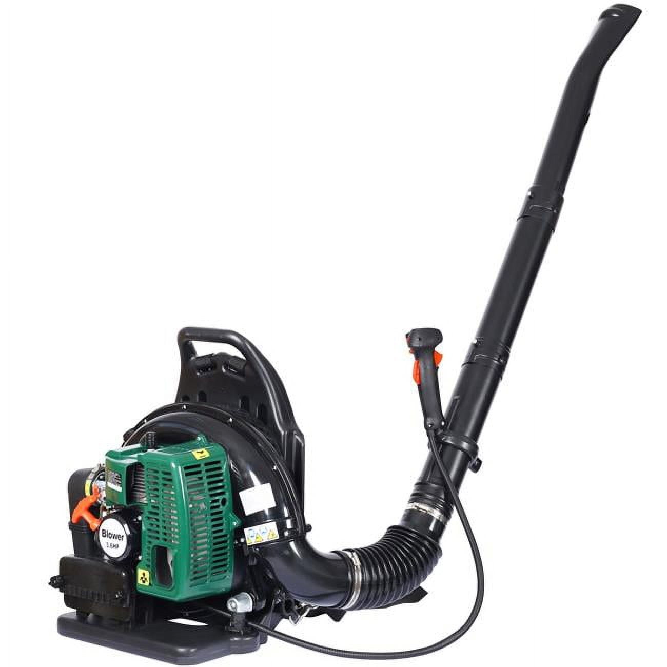 63.3cc 2-Stroke Backpack Leaf Blower with Extention Tube for Blowing Leaves and Dust, 3.6HP 750CFM