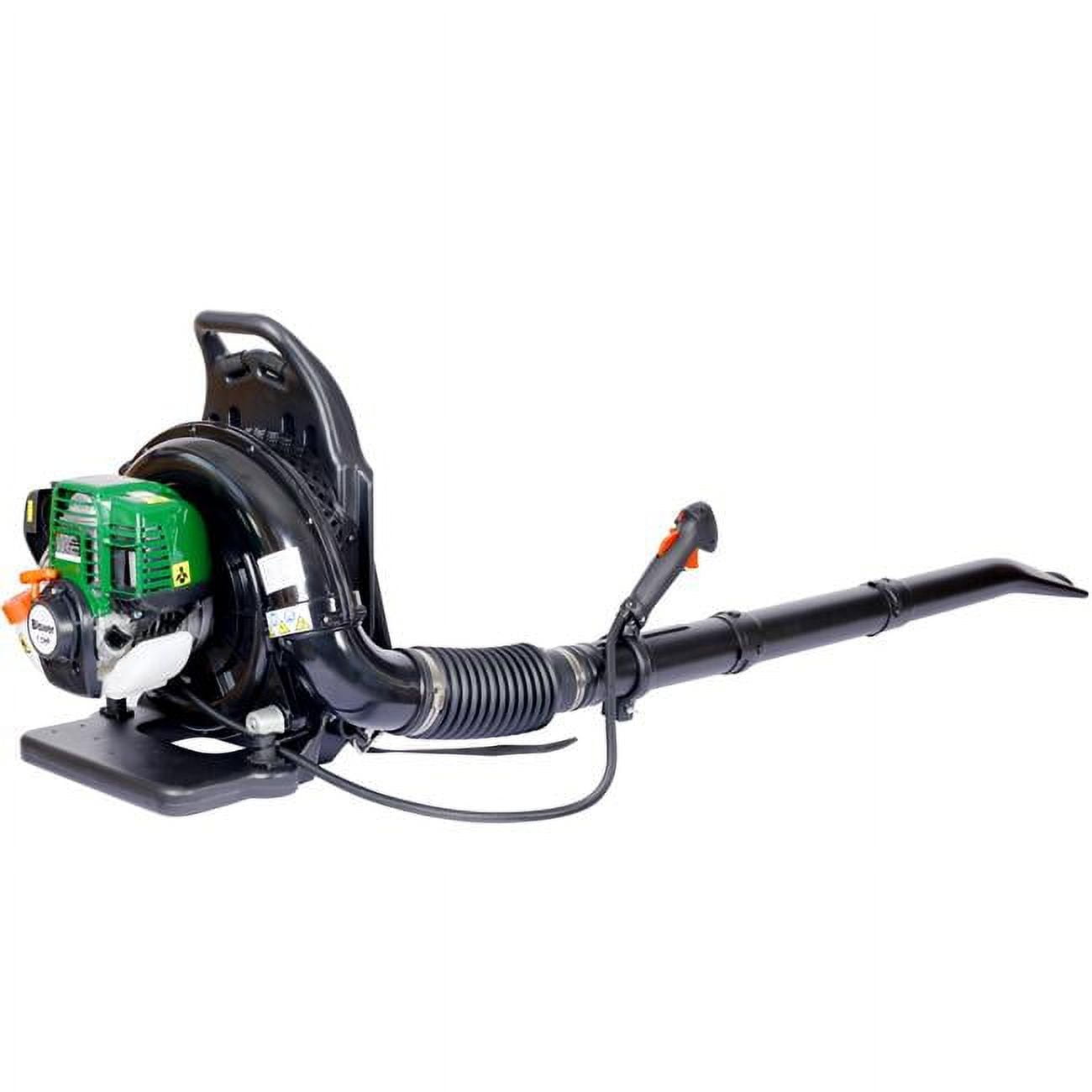 UBS-W46551394 580CFM 37.7cc 4-Stroke Engine Backpack Leaf Blower with Extention Tube for Blowing Leaves and Dust - Green
