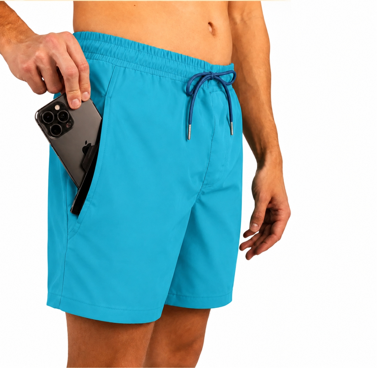 3203 Riptide Waterproof Pocket Hybrid Swim Shorts, Large - Size 38-41