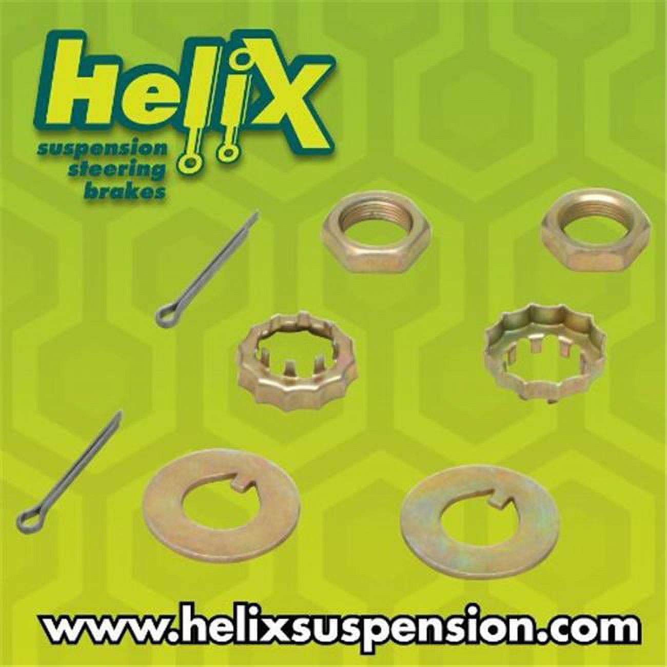 Mustang II Spindle Nut Plus Washer Kit