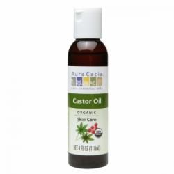 Picture of Aura Cacia 1571793 Organic Castor Skin Care Oil - 4 fl. oz