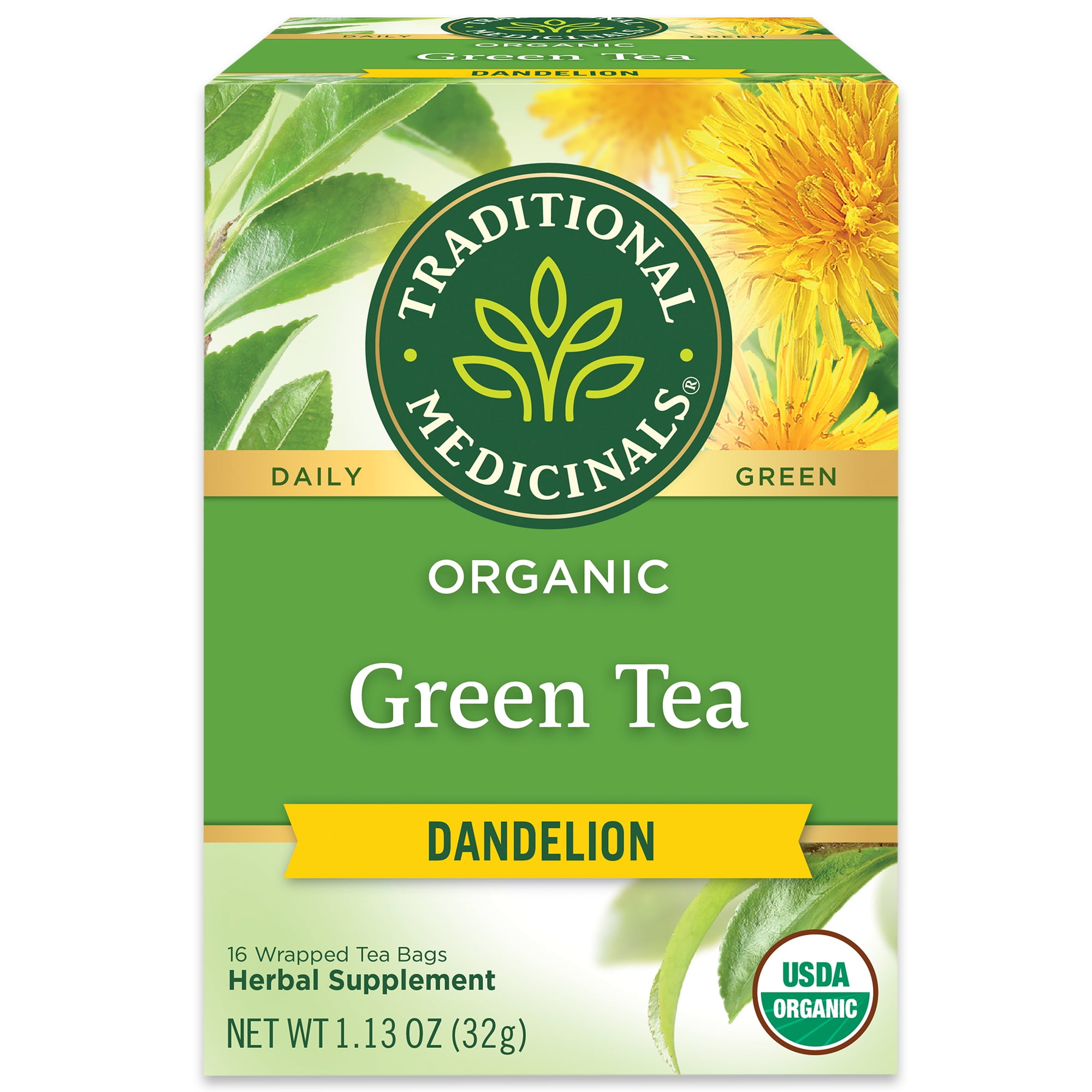 Picture of Traditional Medicinals 1522200 Dandelion Organic Tea - 16 Count