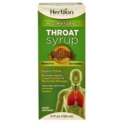 Picture of Herbion Naturals 1638188 5 fl. oz Throat Syrup - All Natural