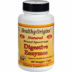 Picture of Healthy Origins 1583913 Digestive Enzymes - 90 Vegetarian Capsules
