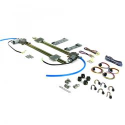 Picture of AutoLoc AUTPW55BBB203 2-Door Flat Glass Power Window Kit with 3 Retro Billet Switches - No Illumination