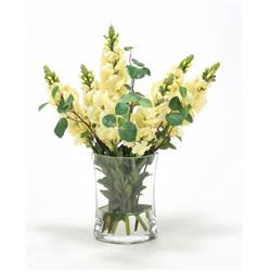 Picture of Distinctive Designs 16191 Waterlook Yellow Snapdragons & Greenery