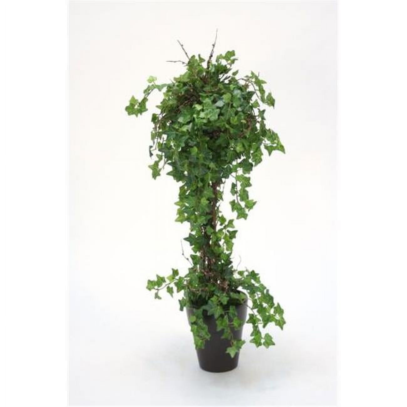 Mini Ivy Topiary in A Stoneware French Pot - Greens