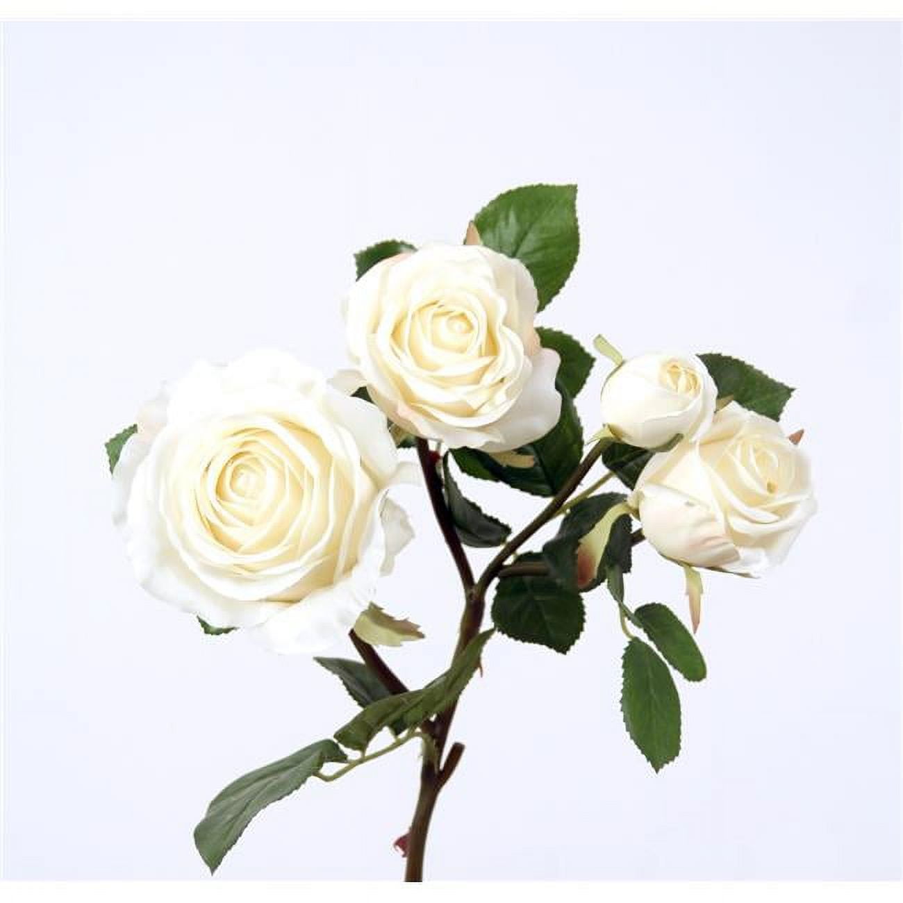 Picture of Distinctive Designs DI-476-CRWH 15&apos; Rose in Cream White