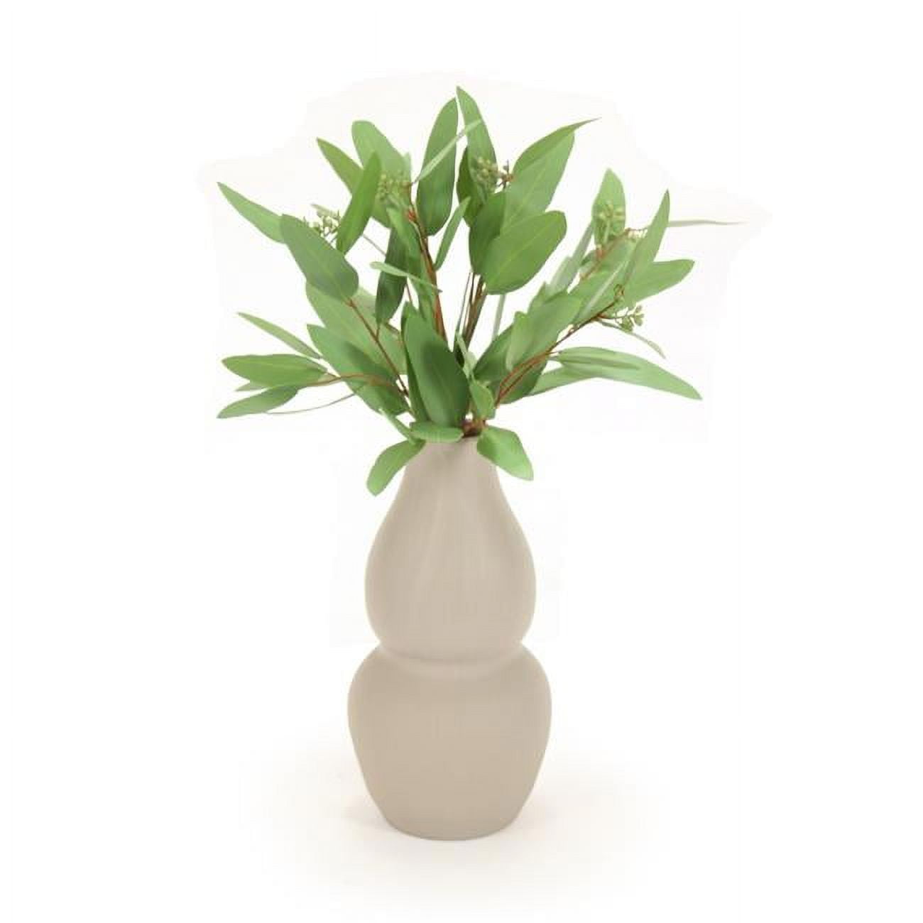 Unisex Eucalyptus in Grey Vase - Green