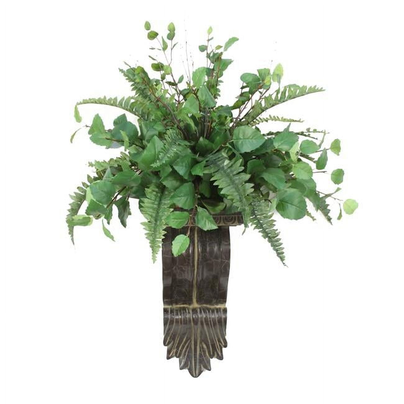 Unisex Mixed Greenery with Boston Fern Topper - Green