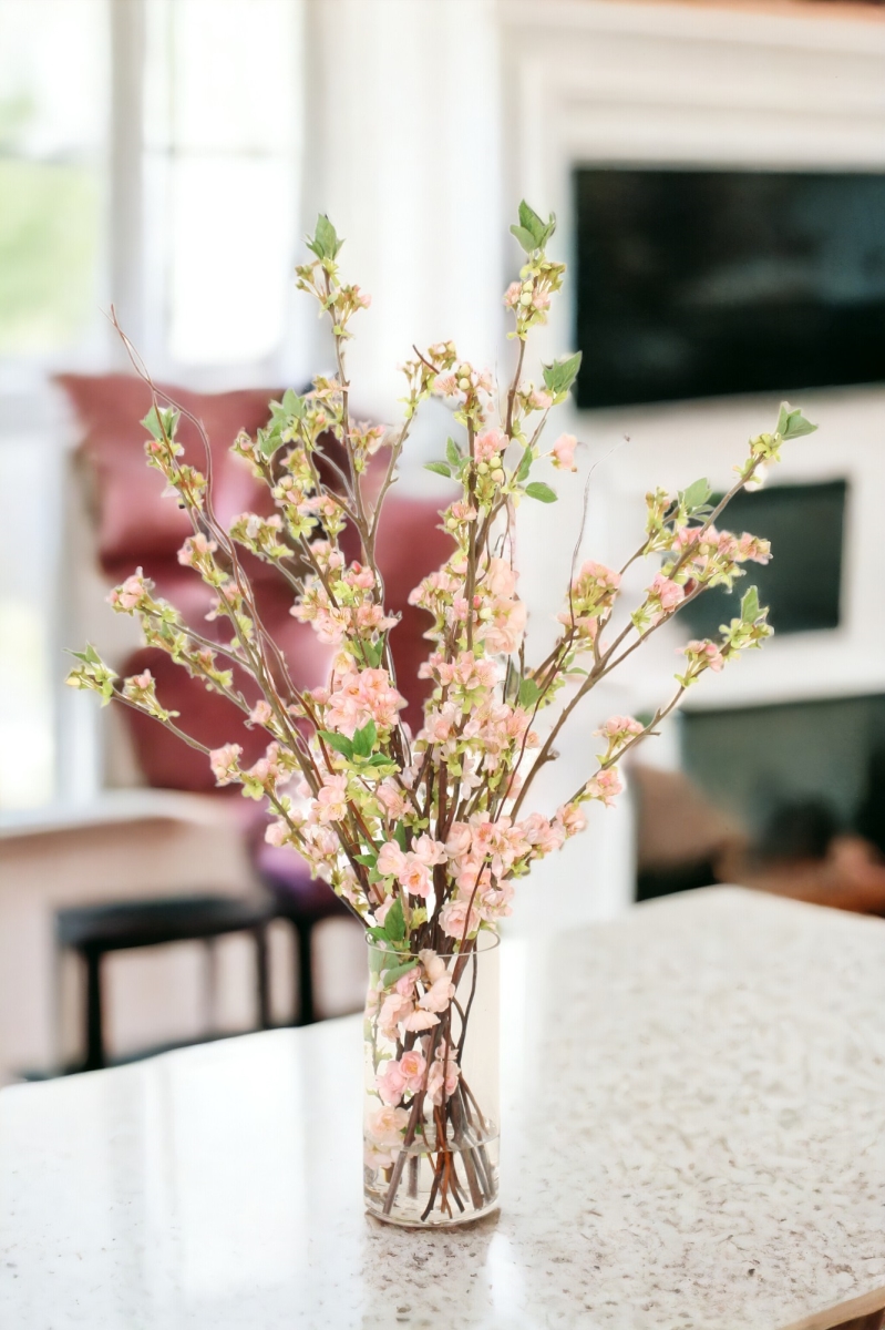Luxury Artificial Decor Light Pink Pear Blossoms