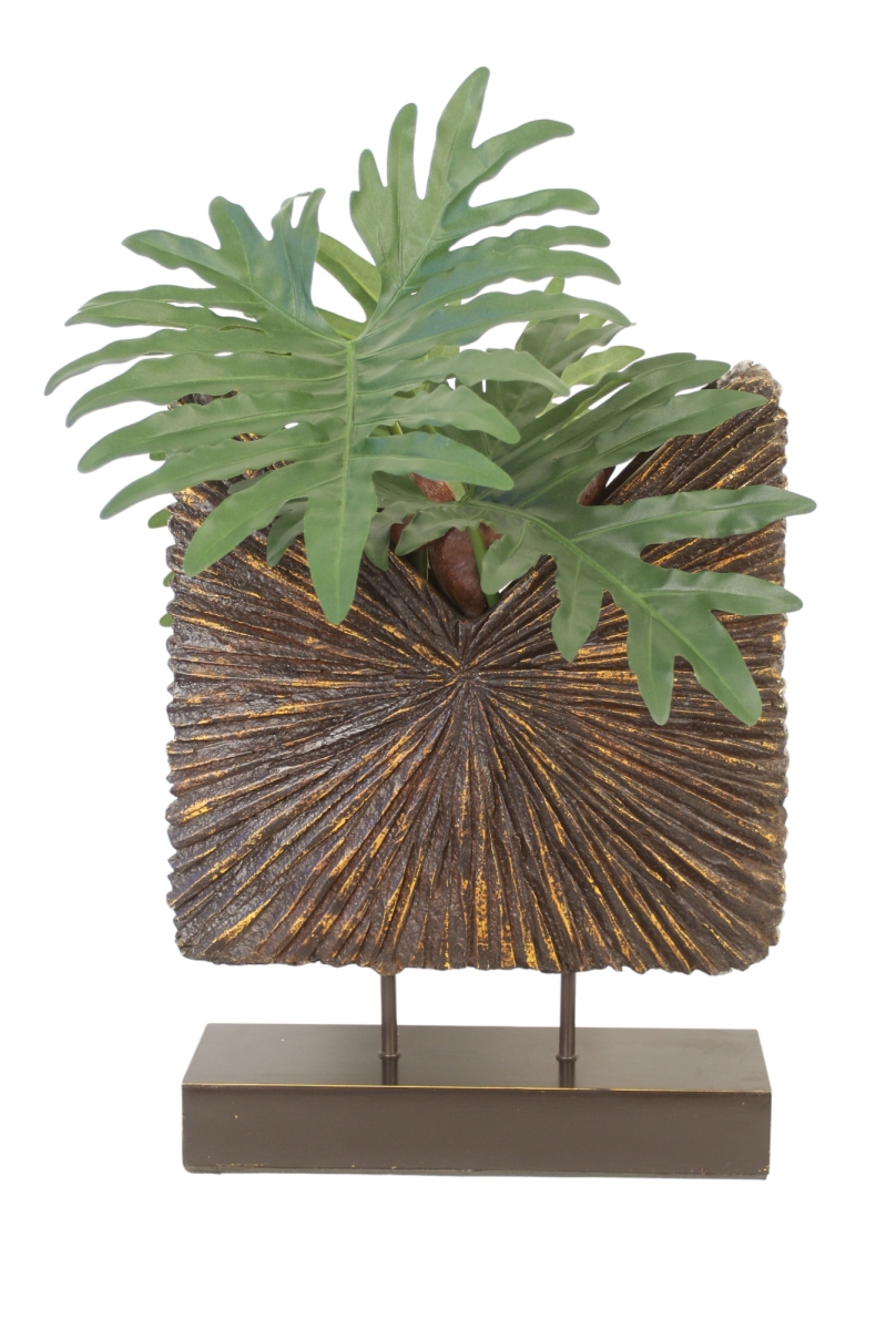 Distinctive Designs 20080 Luxury Artificial Decor Philodendron in Starburst Standup Container