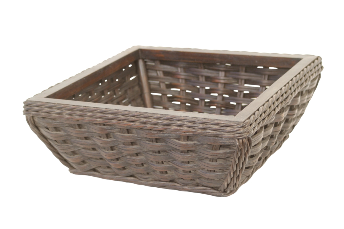 Distinctive Designs DB-614 Isabella-Suare Dark Stained Basket