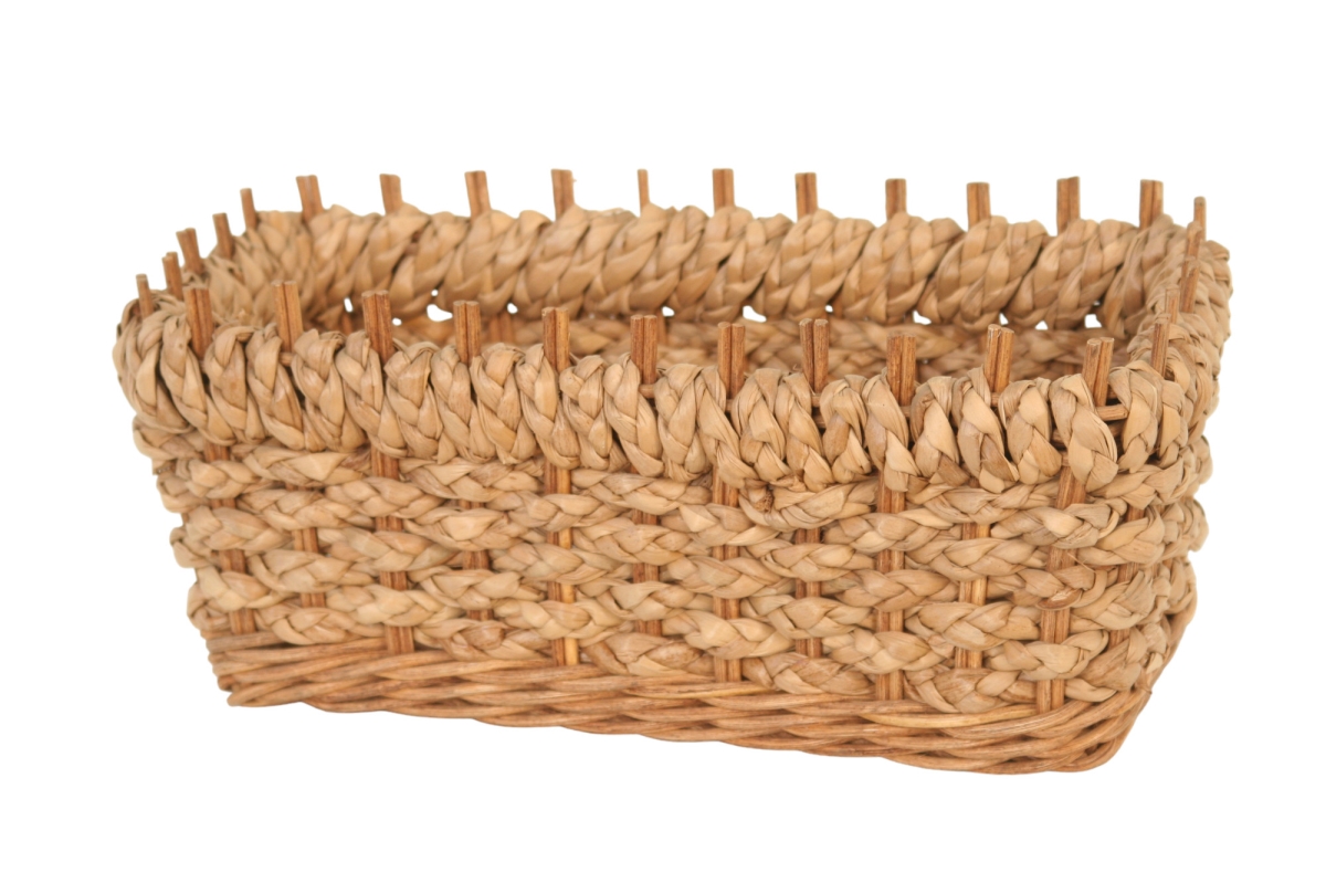 Distinctive Designs DB-627 Riley Rectangle Lampakanty Natural Woven Basket