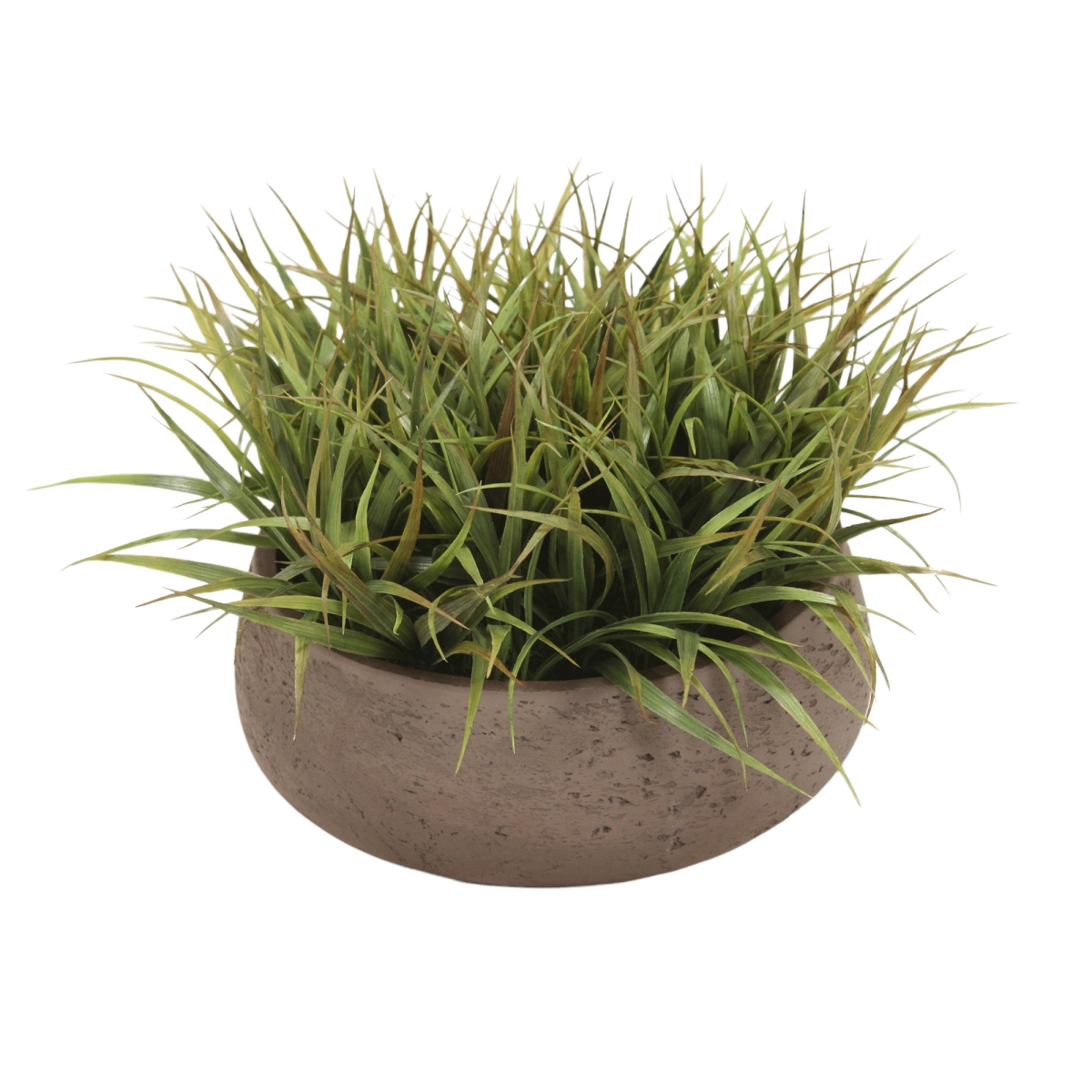 Distinctive Designs 2138A Grass in Round Chocolate Planter