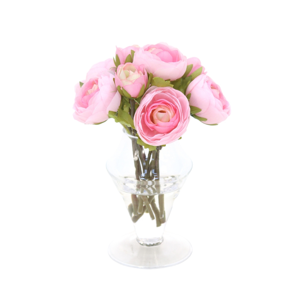 Distinctive Designs 17234 Pink Ranunculus in Bud Vase