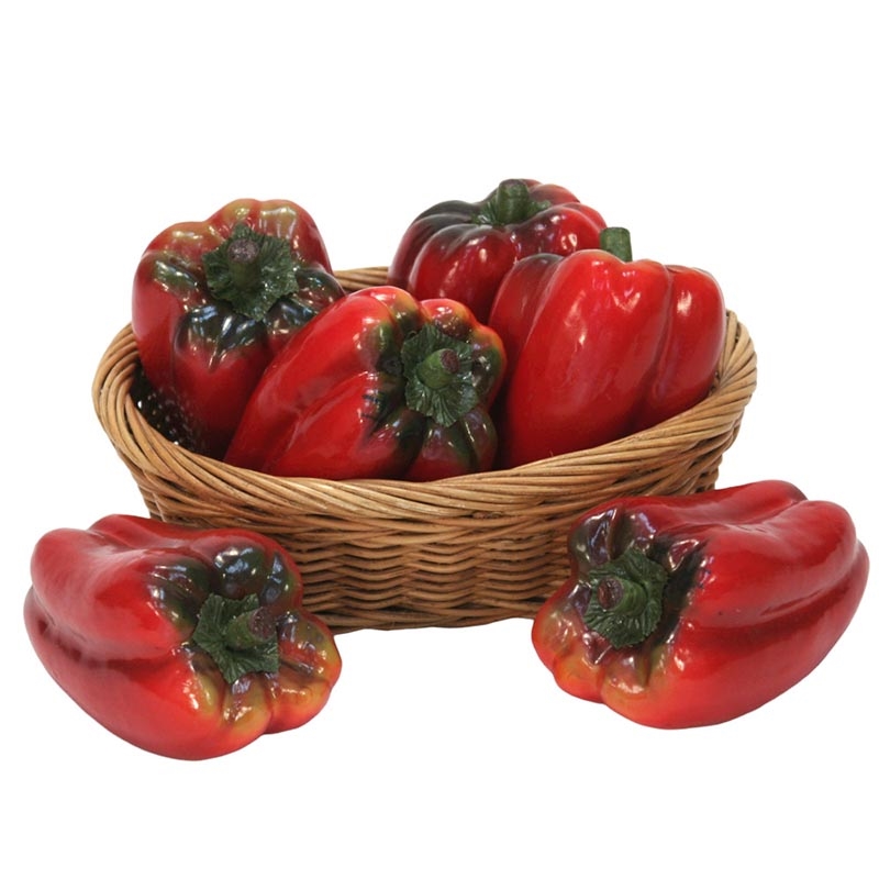 DW-1527-RD BELL PEPPER (L) RED (Set of 12)