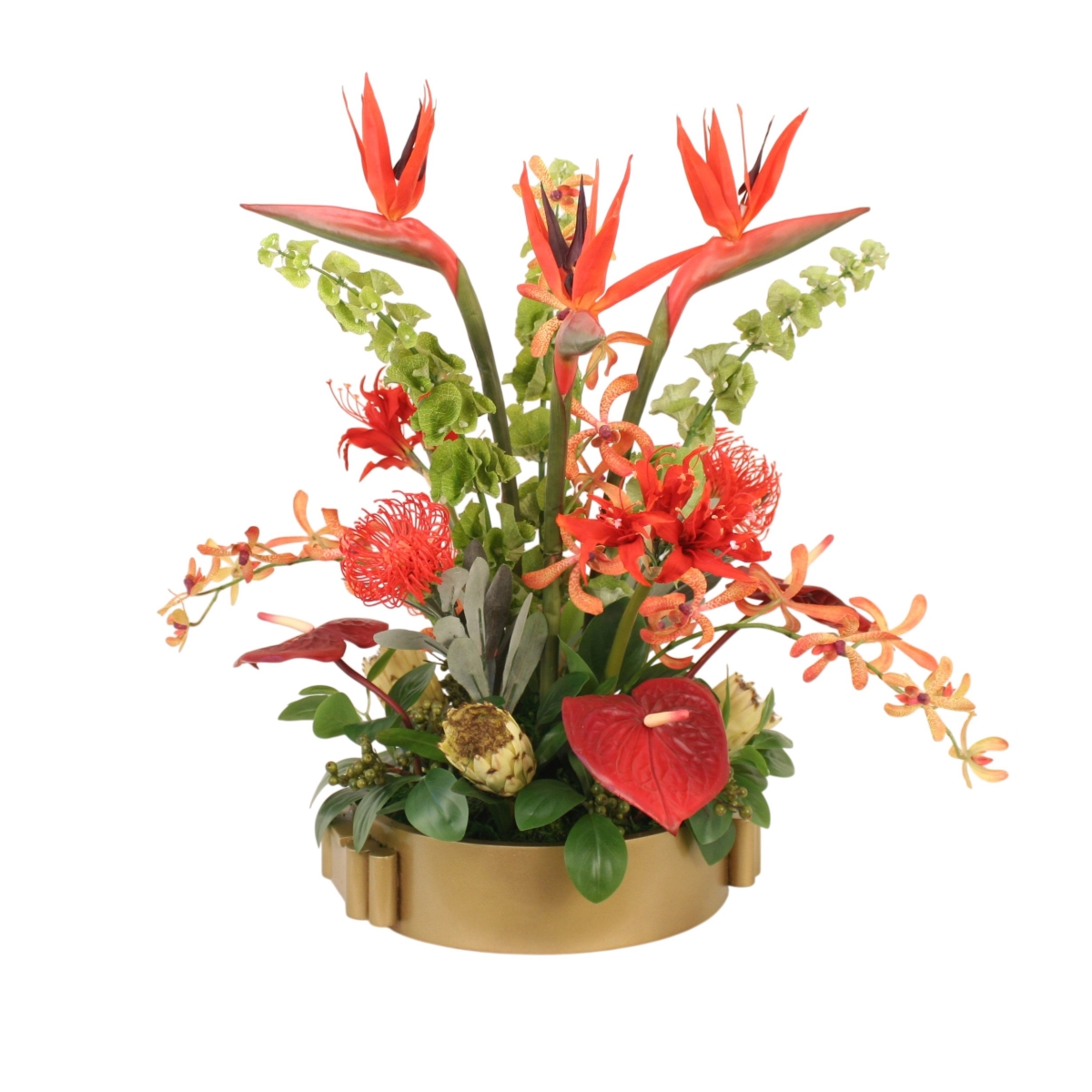 30173 Tropical Mix with Gold Leaf Bowl