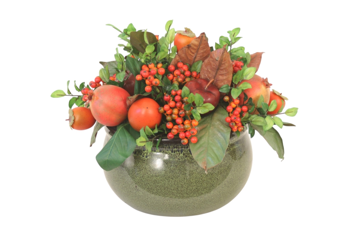 5001A Mixed Fruit and Berries in Green Sto are
