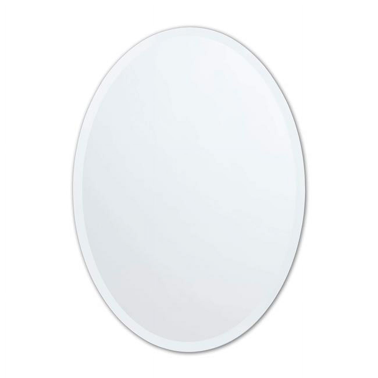 1.36 cu. ft. Vera Oval Frameless Mirror - Pack of 2